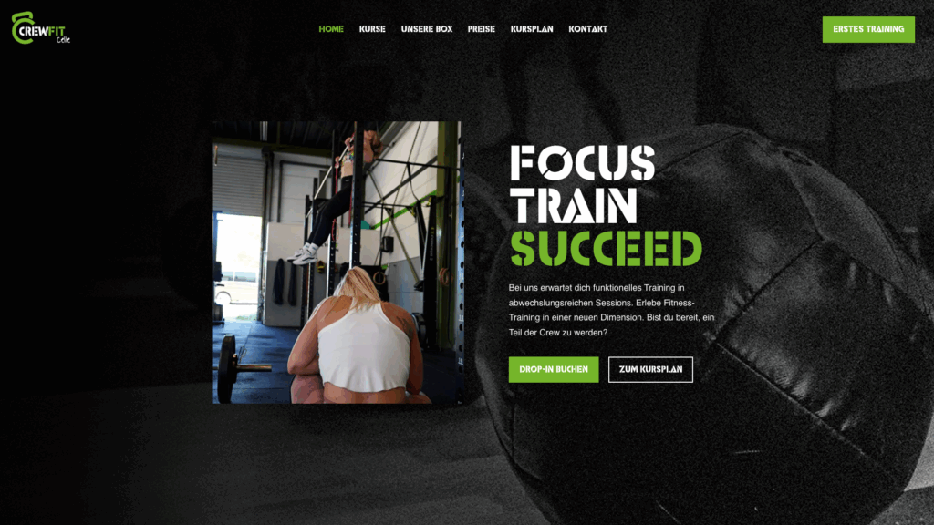 CrewFit Celle Website